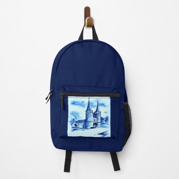 Item preview, DUTCH BLUE DELFT : Vintage Oostport Gate Print designed and sold by posterbobs.