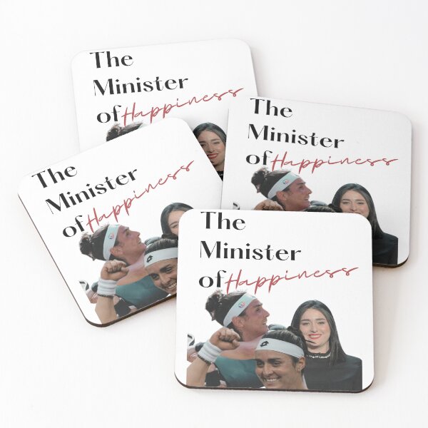 Item preview, Ons Jabeur- The Minister Of Happiness Design designed and sold by Didon  On Demand.