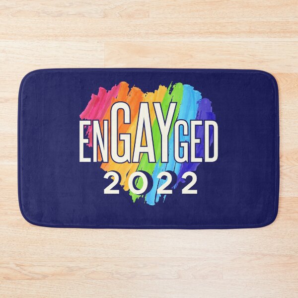 Item preview, Engayged 2022 LGBTQ Rainbow Heart designed and sold by jaygo.