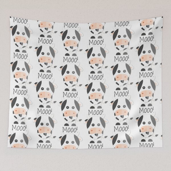 Item preview, Cute cow design mooo! Just a cow! Qurbani design Sticker Copy designed and sold by KalebSim.