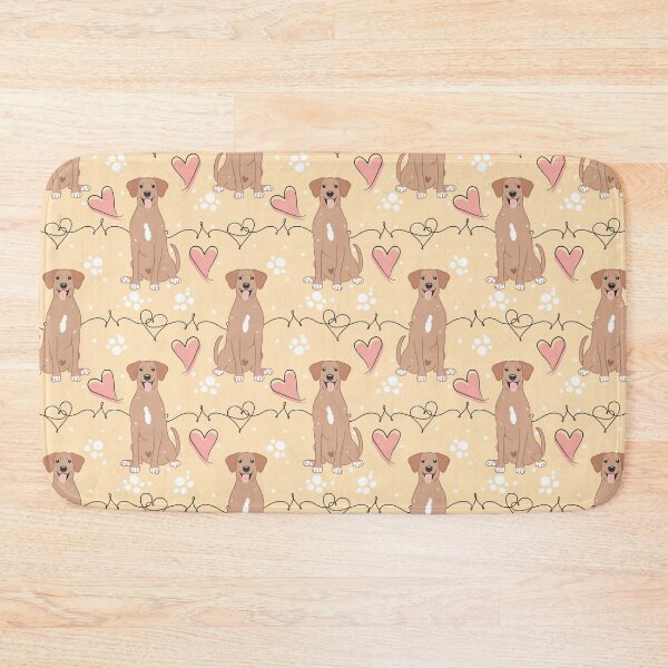 Item preview, LOVE Light Wheaten White Rhodesian Ridgeback designed and sold by Lulupainting.