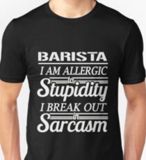 barista barista antifascista t shirt