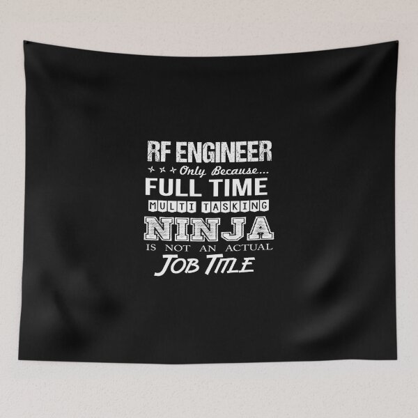 Item preview, Rf Engineer T Shirt - Multitasking Ninja Job Gift Item Tee designed and sold by watkinsmat.