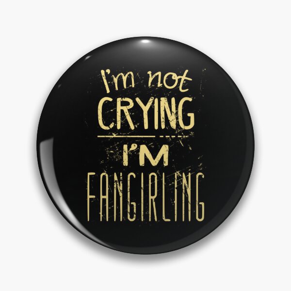 Item preview, I'm Not Crying I'm Fangirling 2 Sticker designed and sold by lelaalicesr.