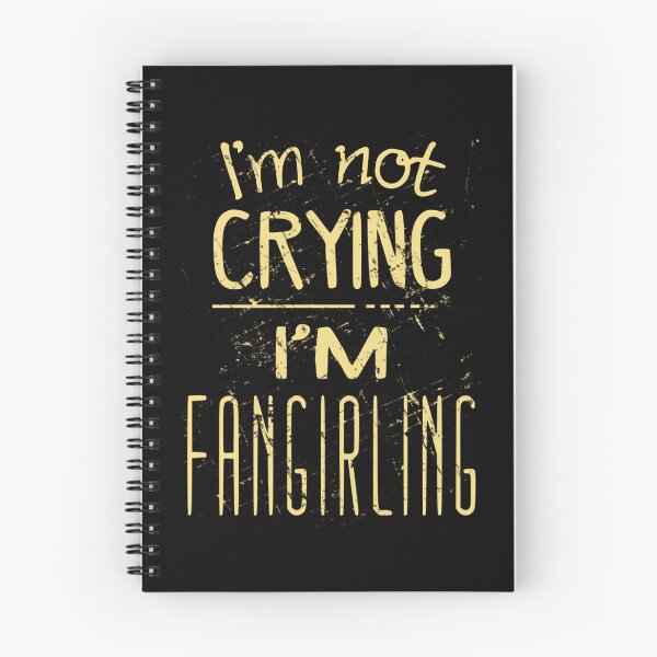 Item preview, I'm Not Crying I'm Fangirling 2 Sticker designed and sold by lelaalicesr.