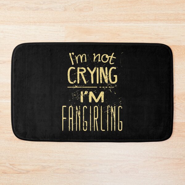 Item preview, I'm Not Crying I'm Fangirling 2 Sticker designed and sold by lelaalicesr.