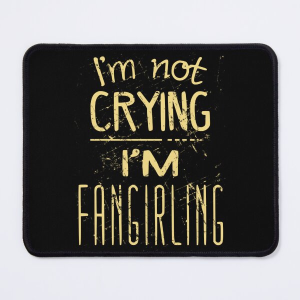 Item preview, I'm Not Crying I'm Fangirling 2 Sticker designed and sold by lelaalicesr.