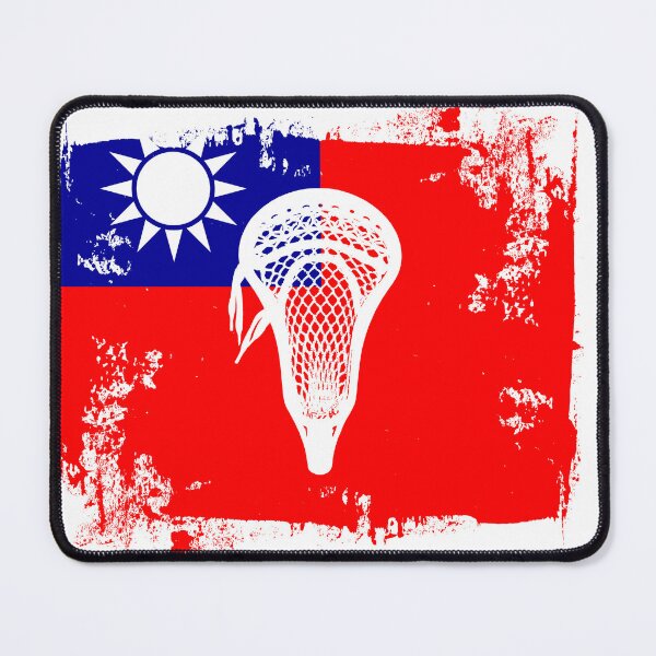 Item preview, Lacrosse Flag with Stickhead - Taiwan designed and sold by Lax-Love.