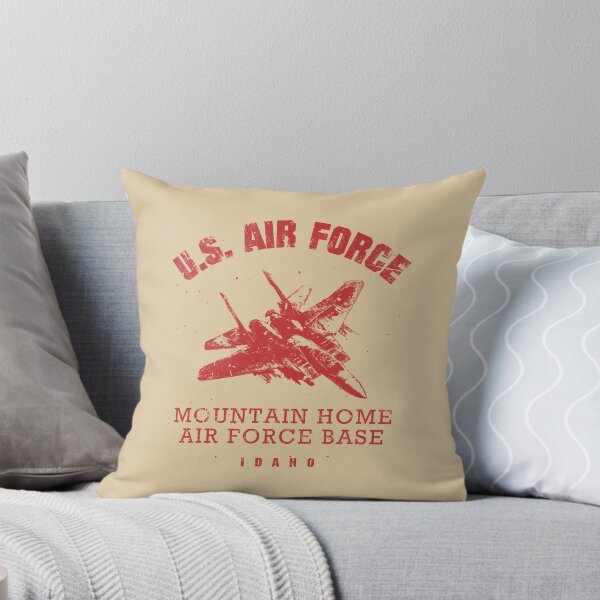 Item preview, Idaho Mountain Home AFB vintage red designed and sold by Royal-Elite.