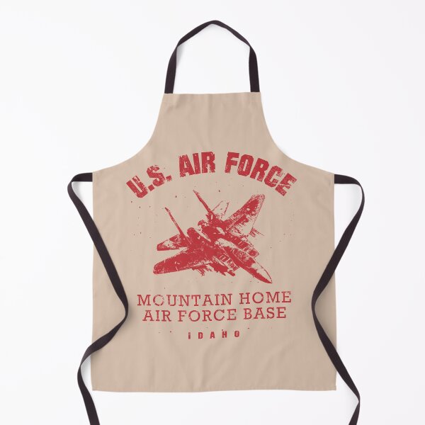 Item preview, Idaho Mountain Home AFB vintage red designed and sold by Royal-Elite.