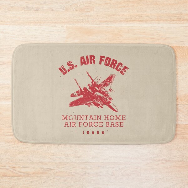 Item preview, Idaho Mountain Home AFB vintage red designed and sold by Royal-Elite.