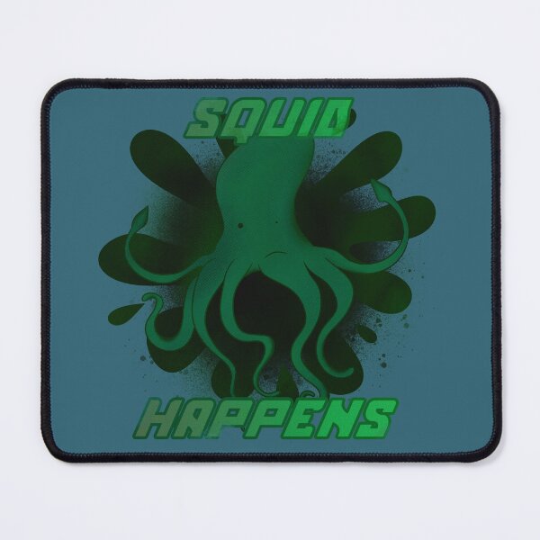 Item preview, Squid Happens - Green Edition designed and sold by EverSoSlightly.