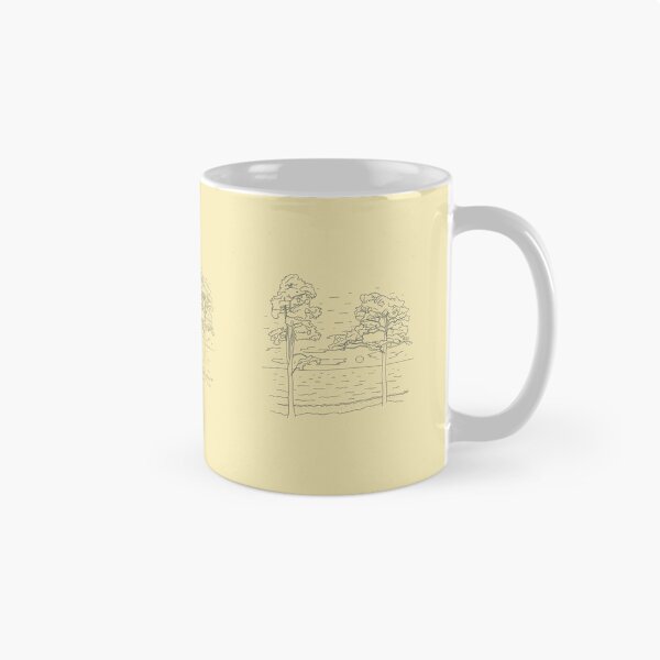 Item preview, Golden pine tree ocean beach sunset designed and sold by AnnaEleCreate.