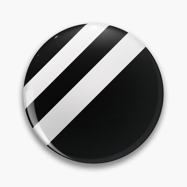 Item preview, Black And White Diagonal Striped designed and sold by OutcastBrain.