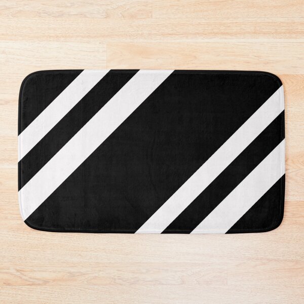 Item preview, Black And White Diagonal Striped designed and sold by OutcastBrain.