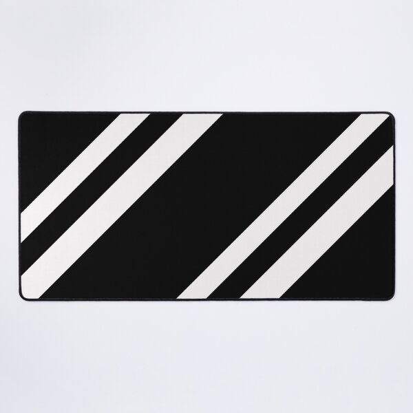 Item preview, Black And White Diagonal Striped designed and sold by OutcastBrain.