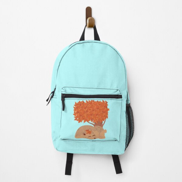 Item preview, Snoozing Bear Napping In Autumn Under The Tree Filled With Orange Leaves , It’s Fall Yall designed and sold by MJDezigns.