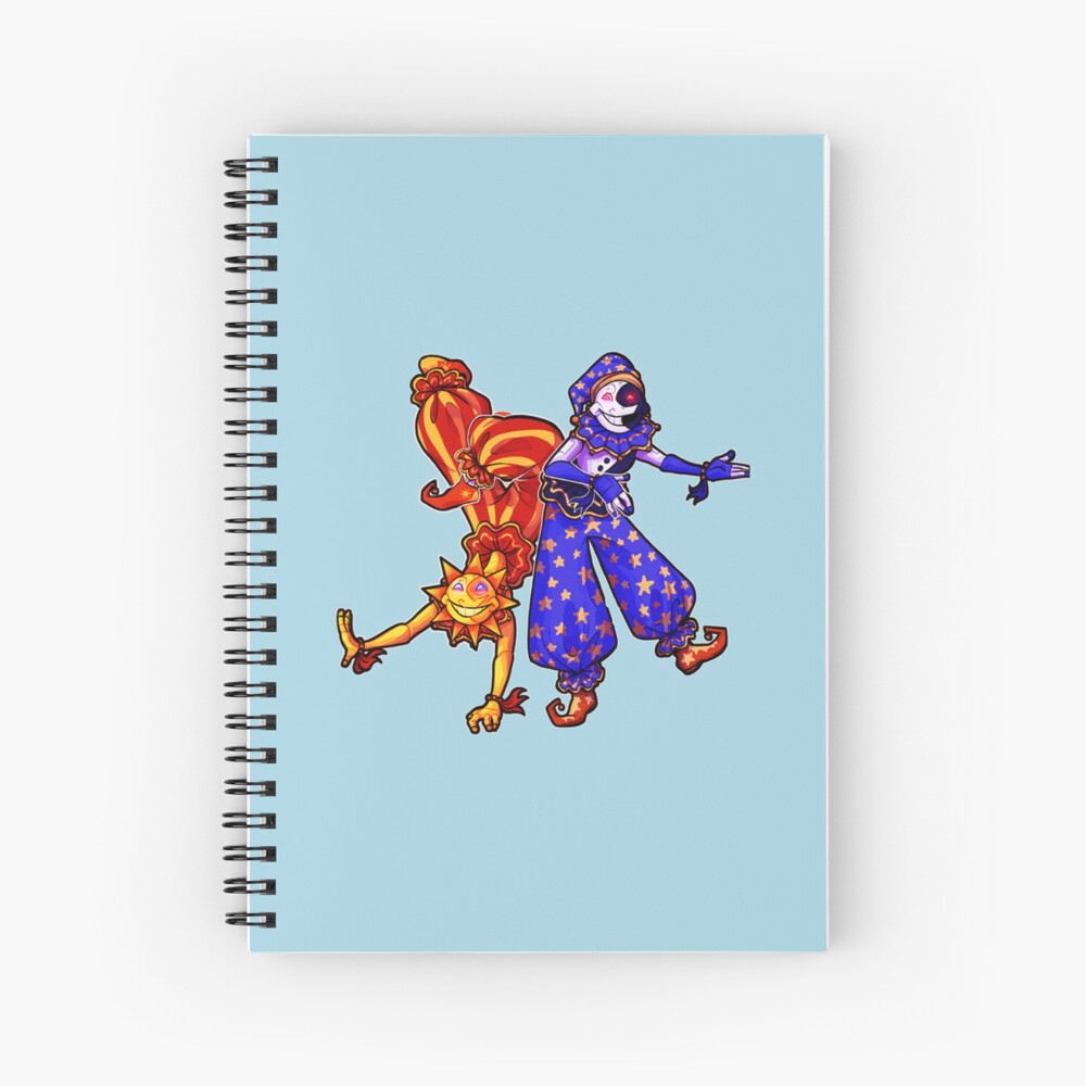 Main Animatronics: FNAF Security Breach Spiral Notebook 