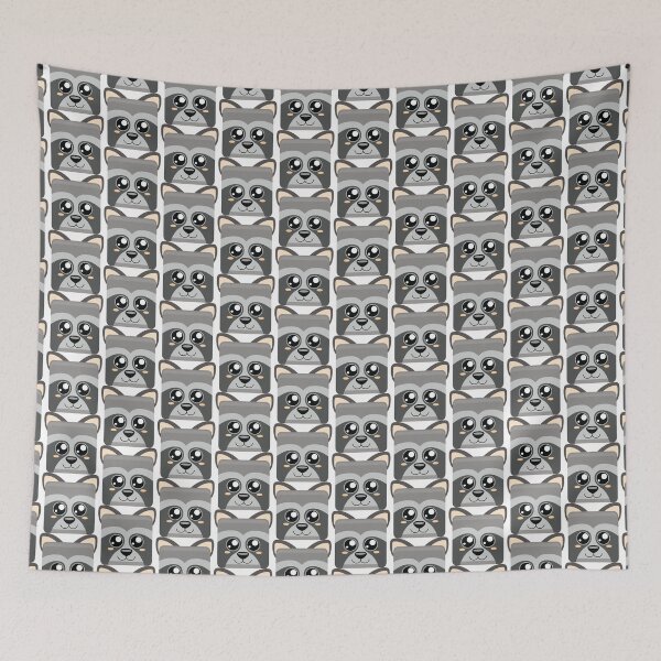Item preview, Cute funny Raccoon stickers designed and sold by Bouhrara.