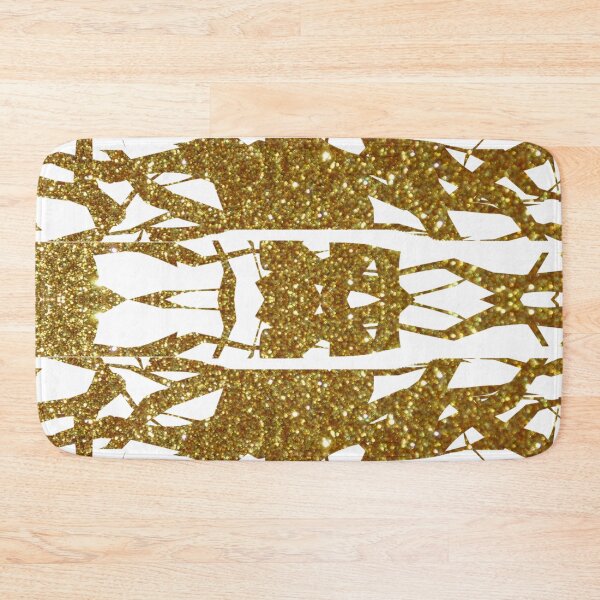 Item preview, Modern Pattern With Abstract Gold Glitter Geometric Elements designed and sold by branaghbel.