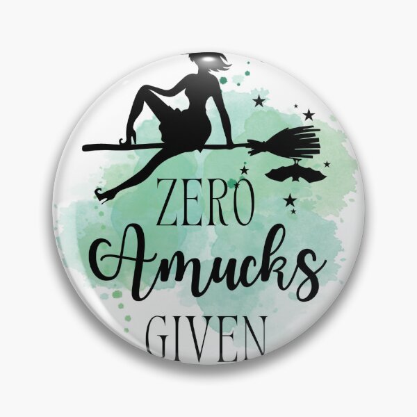 Item preview, Zero Amucks Given Hocus Pocus Witch Graphic designed and sold by FandomINK.