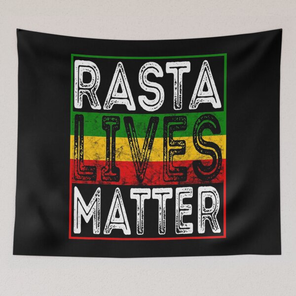 Item preview, Rasta Lives Matter Reggae Music Rastafari Lover Dreadlock designed and sold by sharptin6494.
