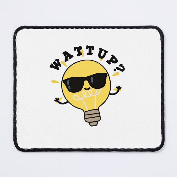 Item preview, Watt Up Funny Bulb Puns designed and sold by punnybone.