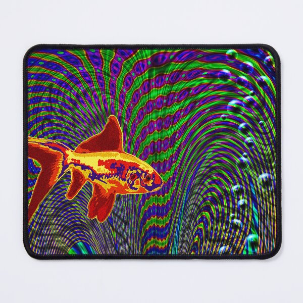 Item preview, Hallucinogenic golden fish designed and sold by rolffimages.