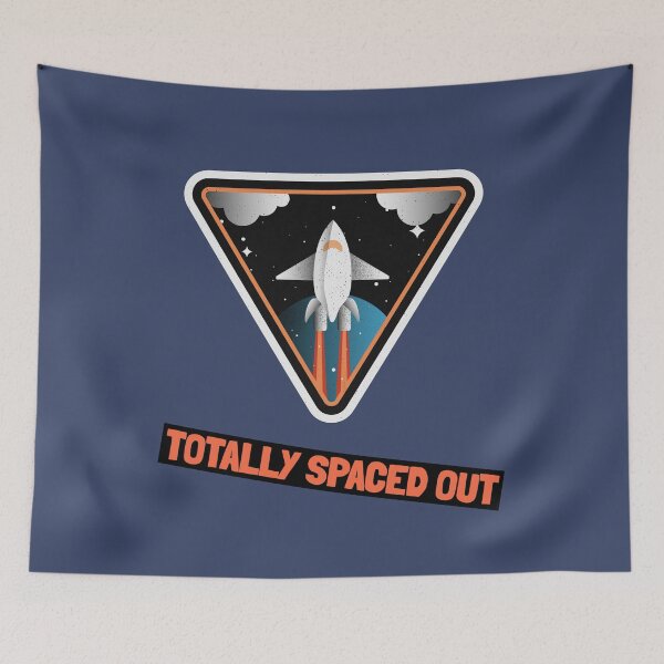 Item preview, Totally Spaced Out. Funny Space Rocket designed and sold by Rebel-Design.
