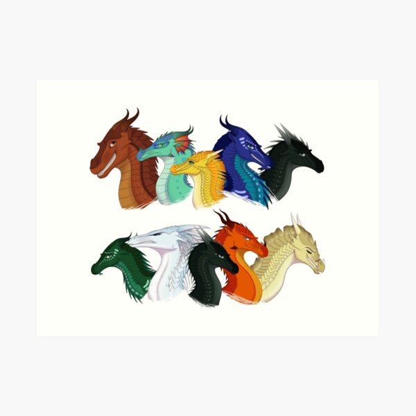Wings of Fire - POV Characters Art Print