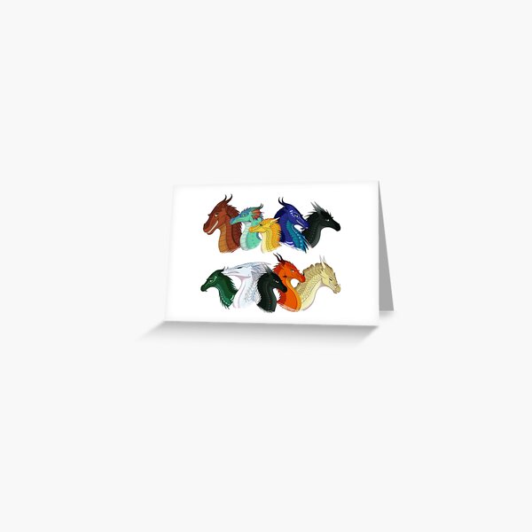 Wings of Fire - POV Characters Greeting Card