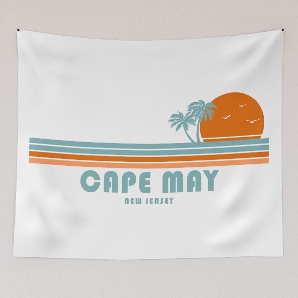 Item preview, Cape May New Jersey Sun Palm Trees designed and sold by Esskay Designs.