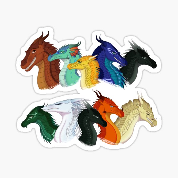 Wings of Fire - POV Characters Sticker