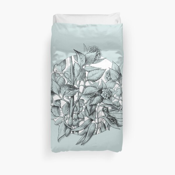 Hortensias theme fantasy1 Duvet Cover