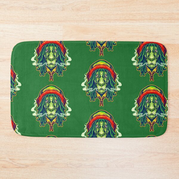 Aperçu de l'œuvre Drôle Dreadlock Rasta Reggae Lion créée et vendue par MYZAK HRM.