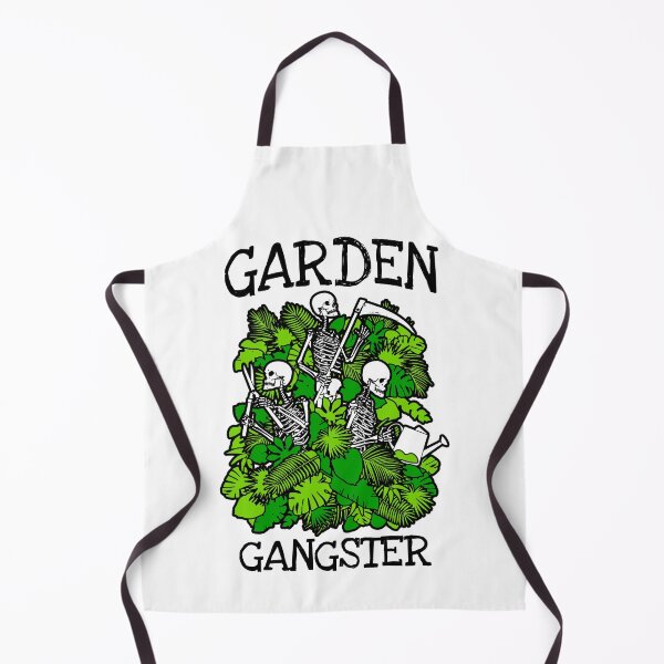 Item preview, Garden Gangster Funny Gardening Skeleton Goth Gardener designed and sold by GrandeDuc.