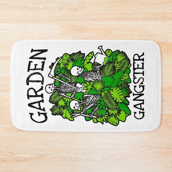 Item preview, Garden Gangster Funny Gardening Skeleton Goth Gardener designed and sold by GrandeDuc.