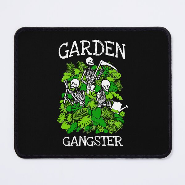 Item preview, Garden Gangster Funny Gardening Skeleton Goth Gardener designed and sold by GrandeDuc.