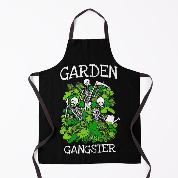 Item preview, Garden Gangster Funny Gardening Skeleton Goth Gardener designed and sold by GrandeDuc.
