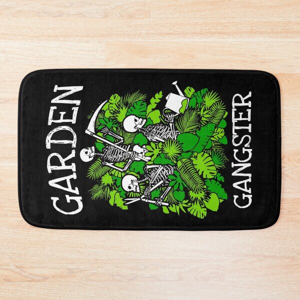 Item preview, Garden Gangster Funny Gardening Skeleton Goth Gardener designed and sold by GrandeDuc.
