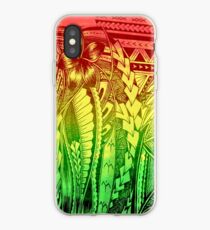 Polynesian reggae iPhone Case