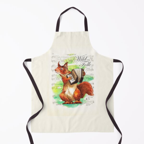 Item preview, Wild Folk - Squirrel on squeezebox designed and sold by shiro.