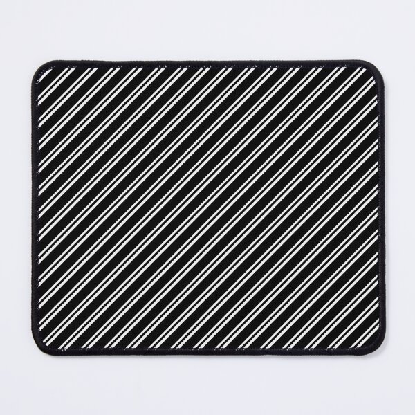 Item preview, Black And White Diagonal Striped designed and sold by OutcastBrain.