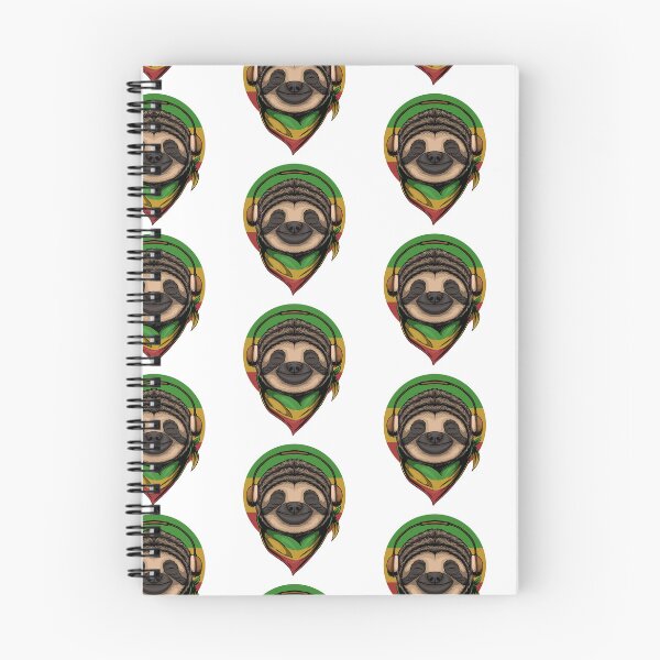 Item preview, Funny Sloth Dreadlock Rasta Reggae Headphones designed and sold by MYZAK HRM.