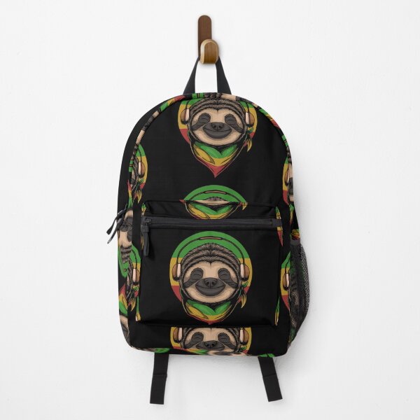 Item preview, Funny Sloth Dreadlock Rasta Reggae Headphones designed and sold by MYZAK HRM.