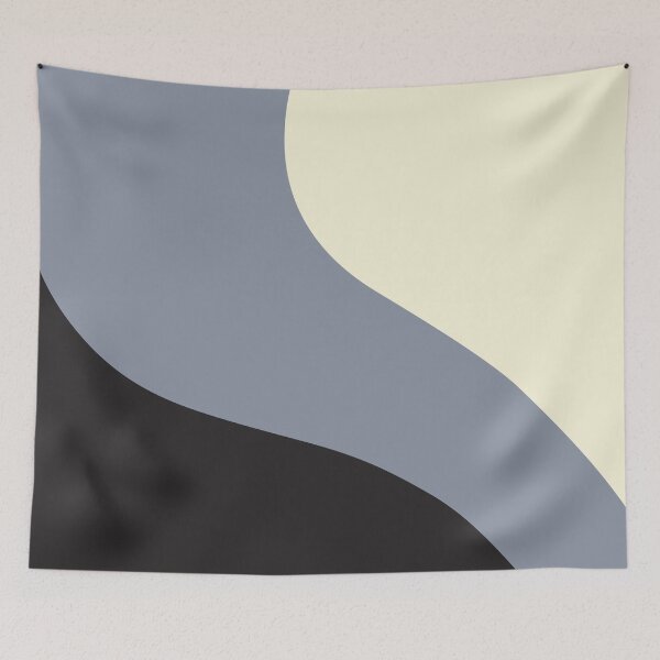 Item preview, Simple Waves - Black, Gray and Cream  designed and sold by LAEC-Shop.