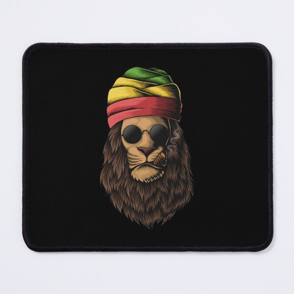 Item preview, Funny Dreadlock Rasta Reggae smoking Lion designed and sold by MYZAK HRM.