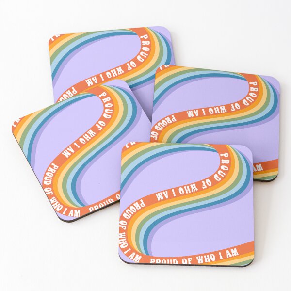 Item preview, Proud of who I am rainbow  designed and sold by sunbeamstudios.