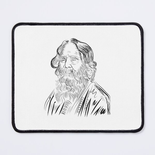 Item preview, Rabindranath Tagore sketch portrait  designed and sold by KARTICK DUTTA.