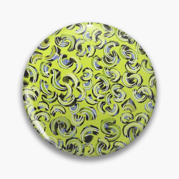 Item preview, Bright neon yellow abstract animal print with squiggly lines designed and sold by ANAKOTO.